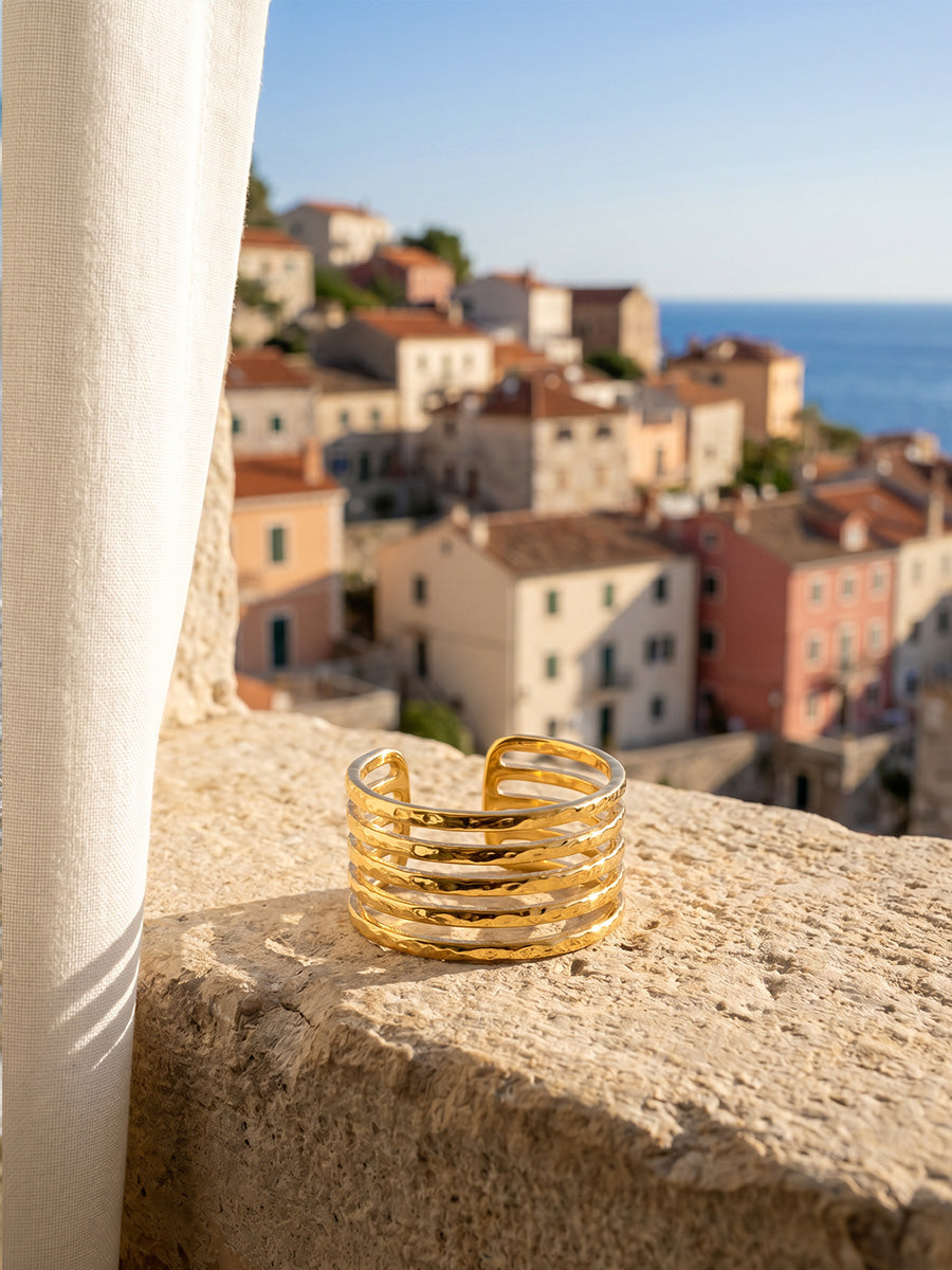 Textured Stack Ring