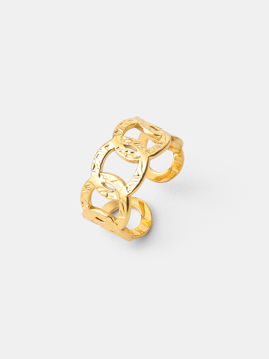 Hammered Elegance Ring