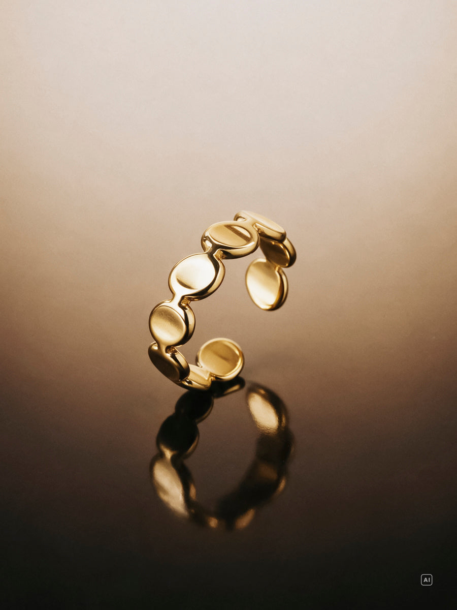 Fluid Pebble Ring