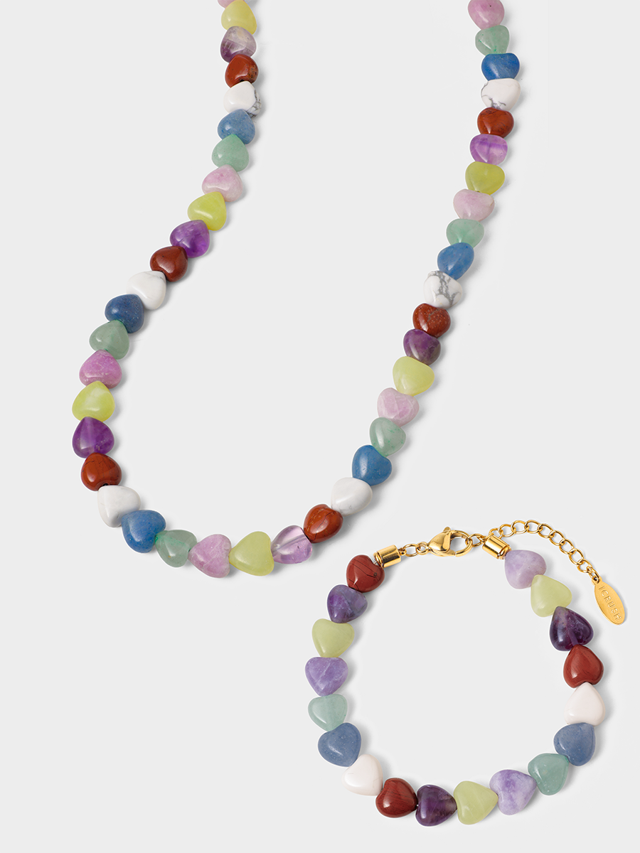 Rainbow Heart Set