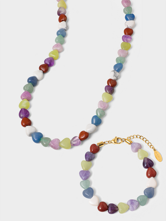 Rainbow Heart Set