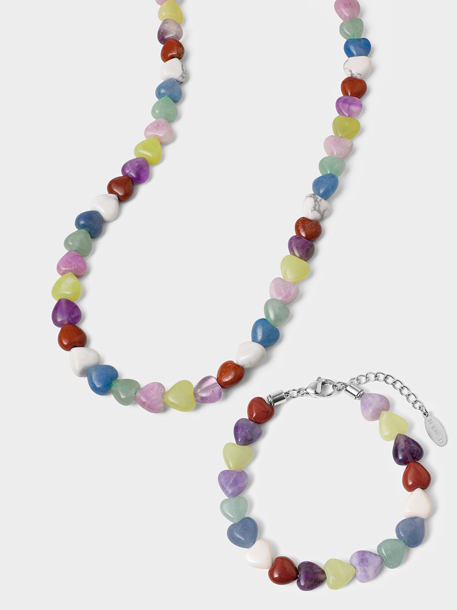 Rainbow Heart Set