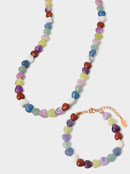Rainbow Heart Set