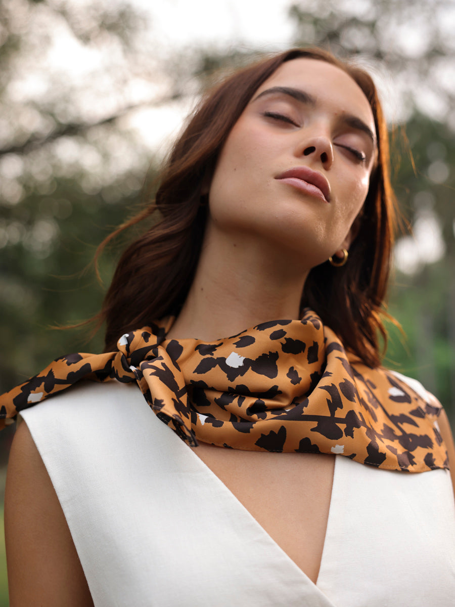 Leopard Print Tuch