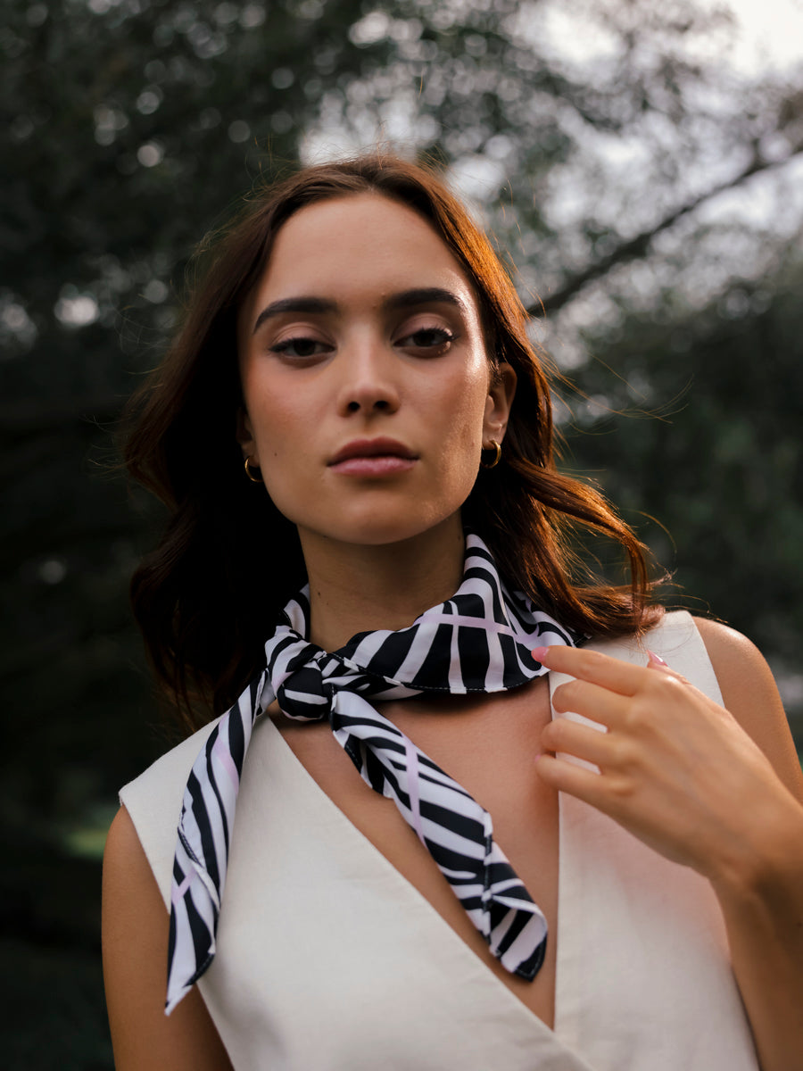 Wild Stripes Zebra-print Tuch