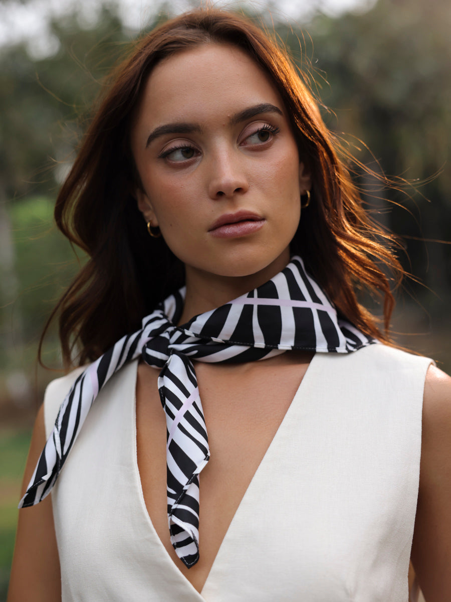 Wild Stripes Zebra-print Tuch