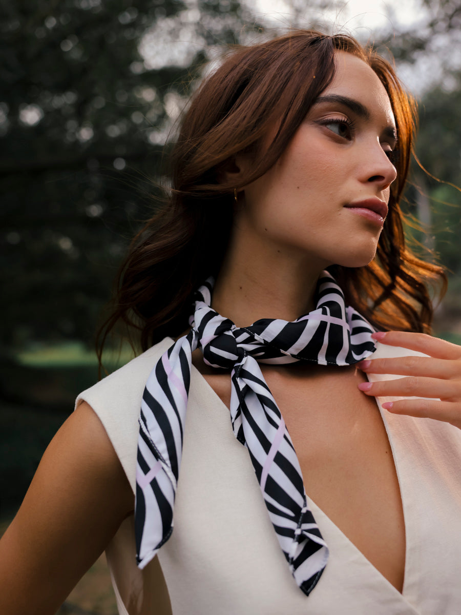 Wild Stripes Zebra-print Tuch