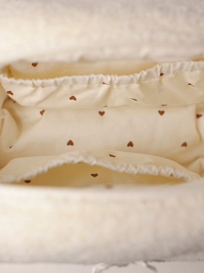 Cream Puff White Kosmetiktasche