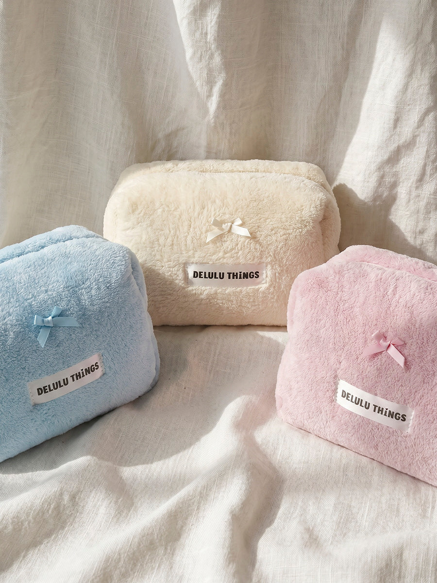 Cream Puff White Kosmetiktasche