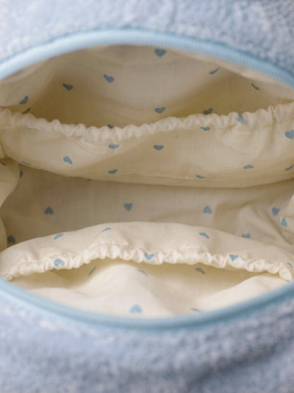 Cream Puff Blue Kosmetiktasche