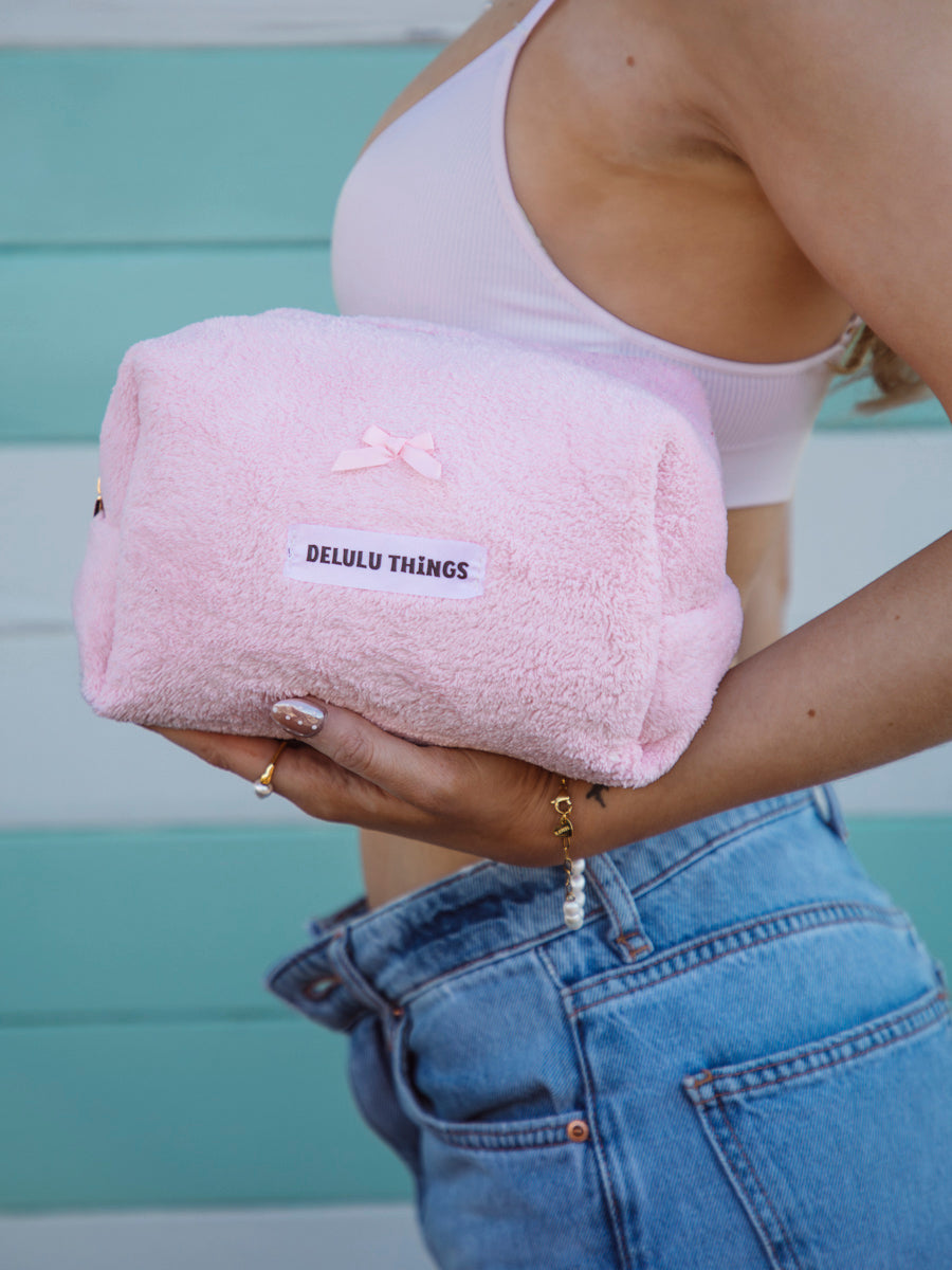 Cream Puff Pink Kosmetiktasche