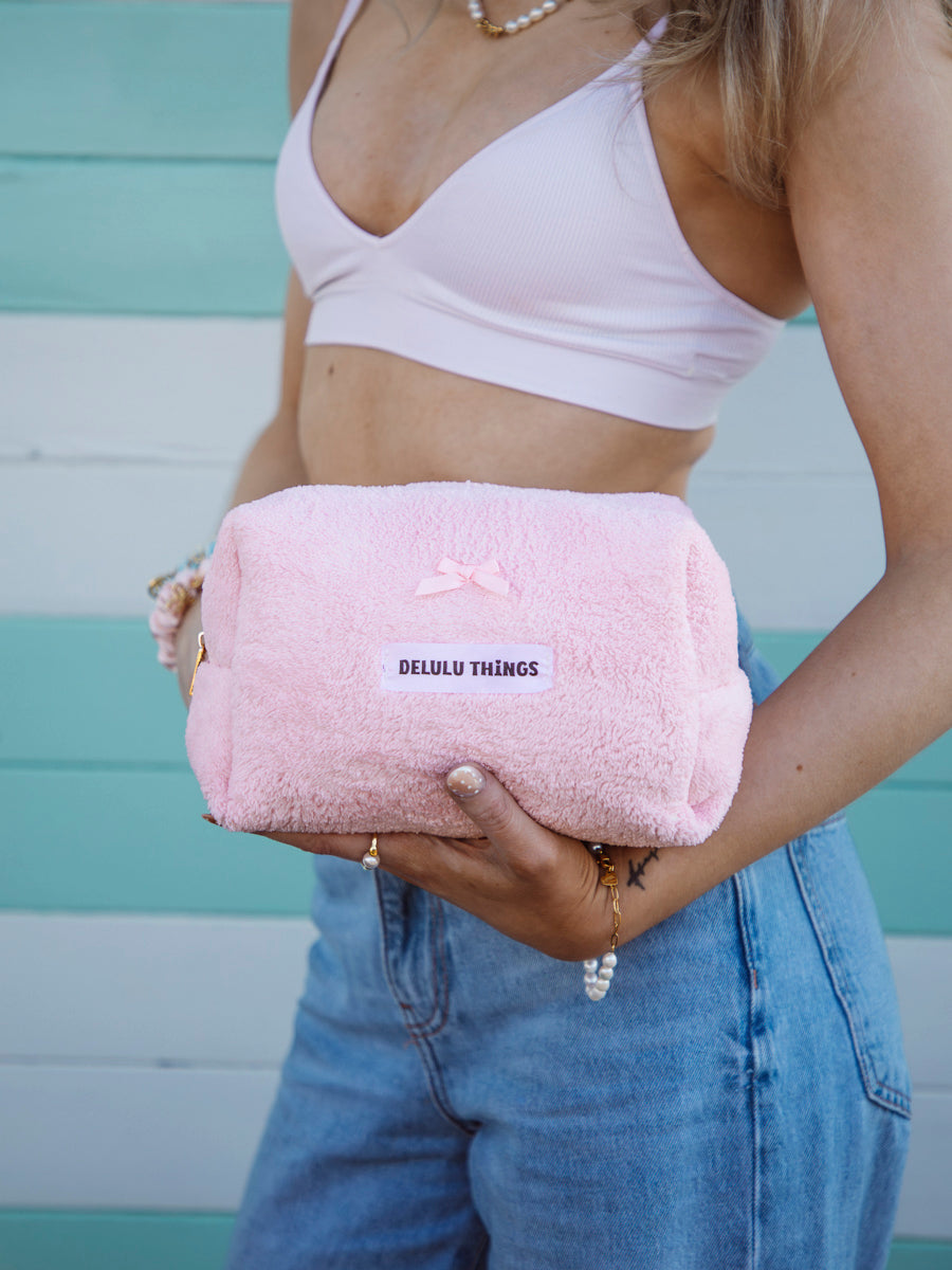 Cream Puff Pink Kosmetiktasche