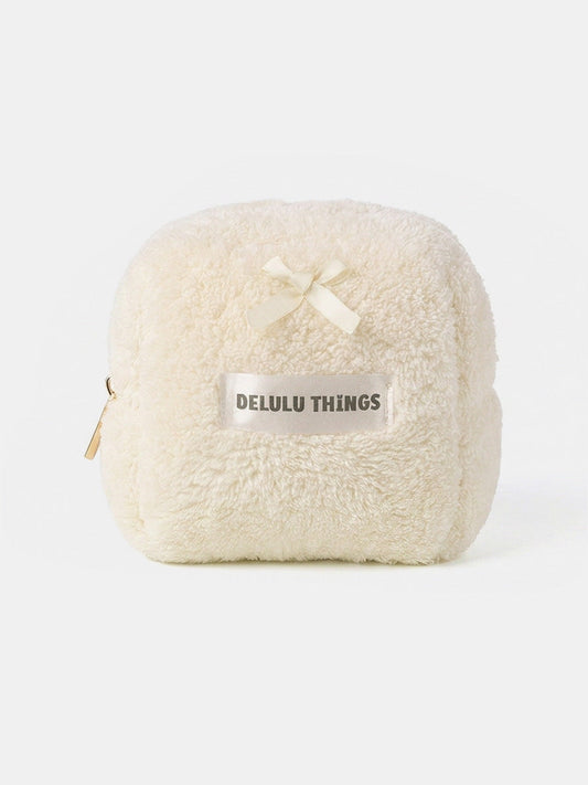 Sweet Puff White Kosmetiktasche