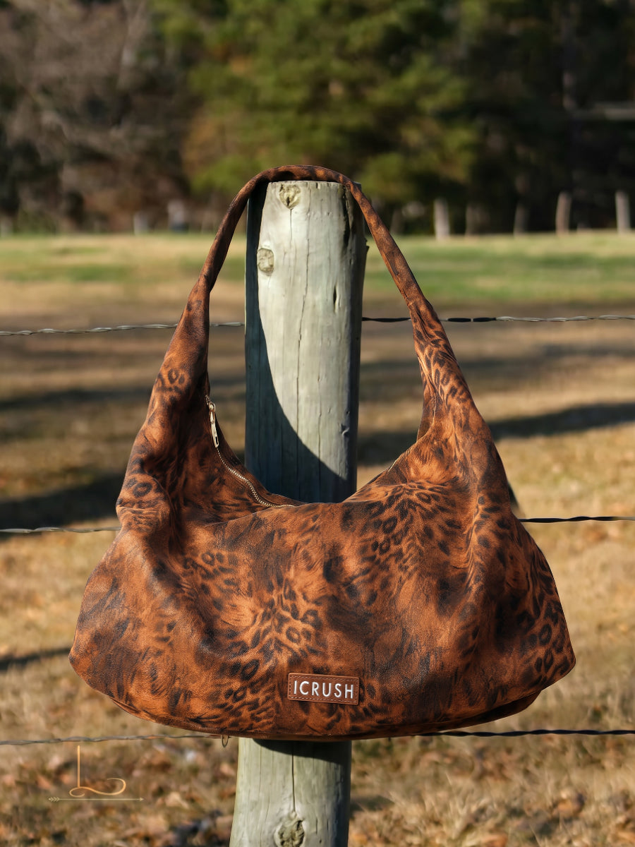 Chic Leopard Schultertasche
