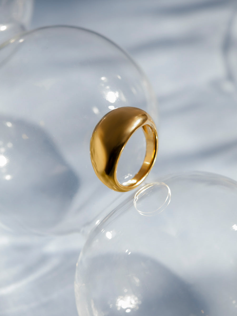 Graceful Dome Ring
