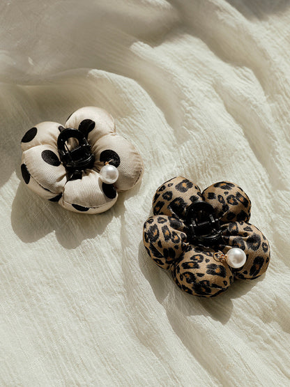 Floral Grace White Haarklammer