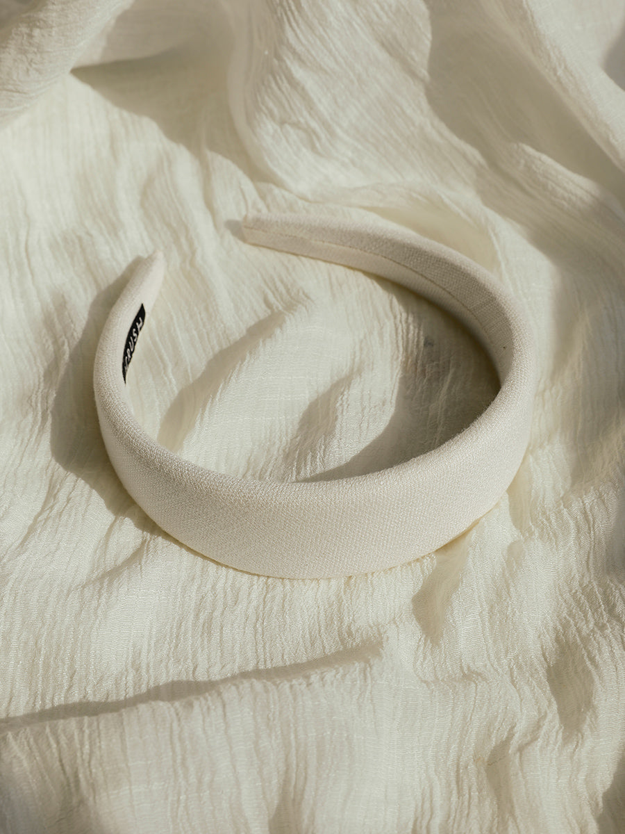 Elegant White Haarreif