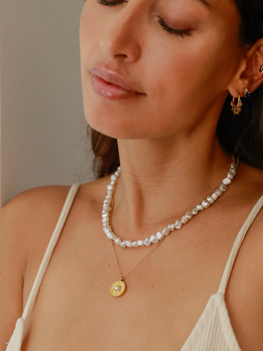 Retro Pearl Kette