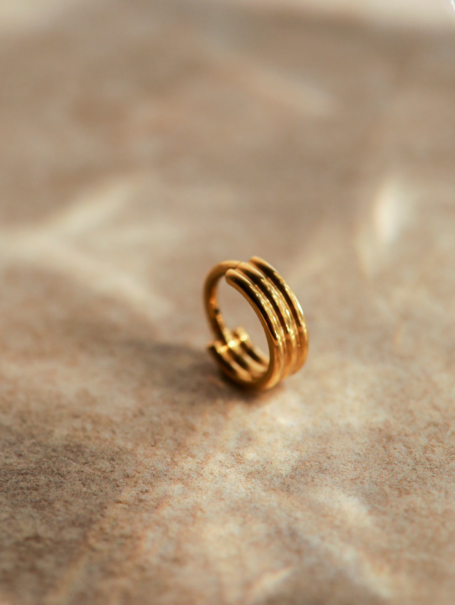 Eternity Plain Triple Hoop Titan Piercing