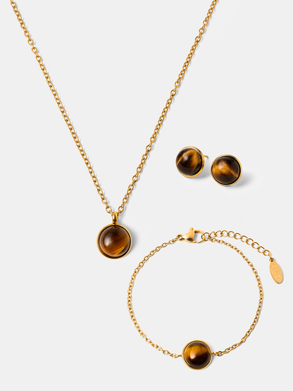 Wandering Wish Tiger's Eye Set