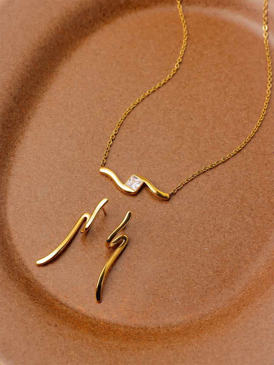 Glistening Wave Set