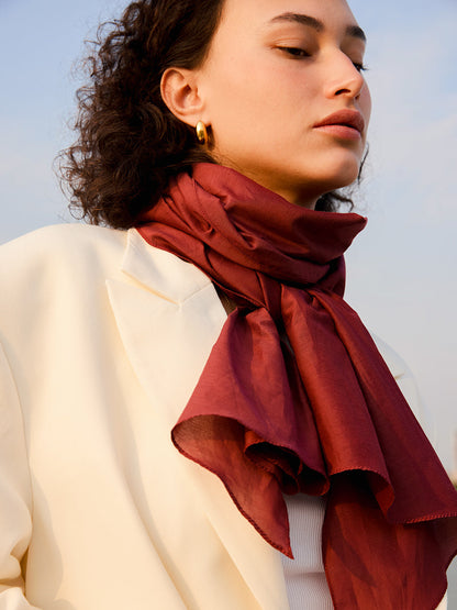 Pure Essence Dark Red Schal