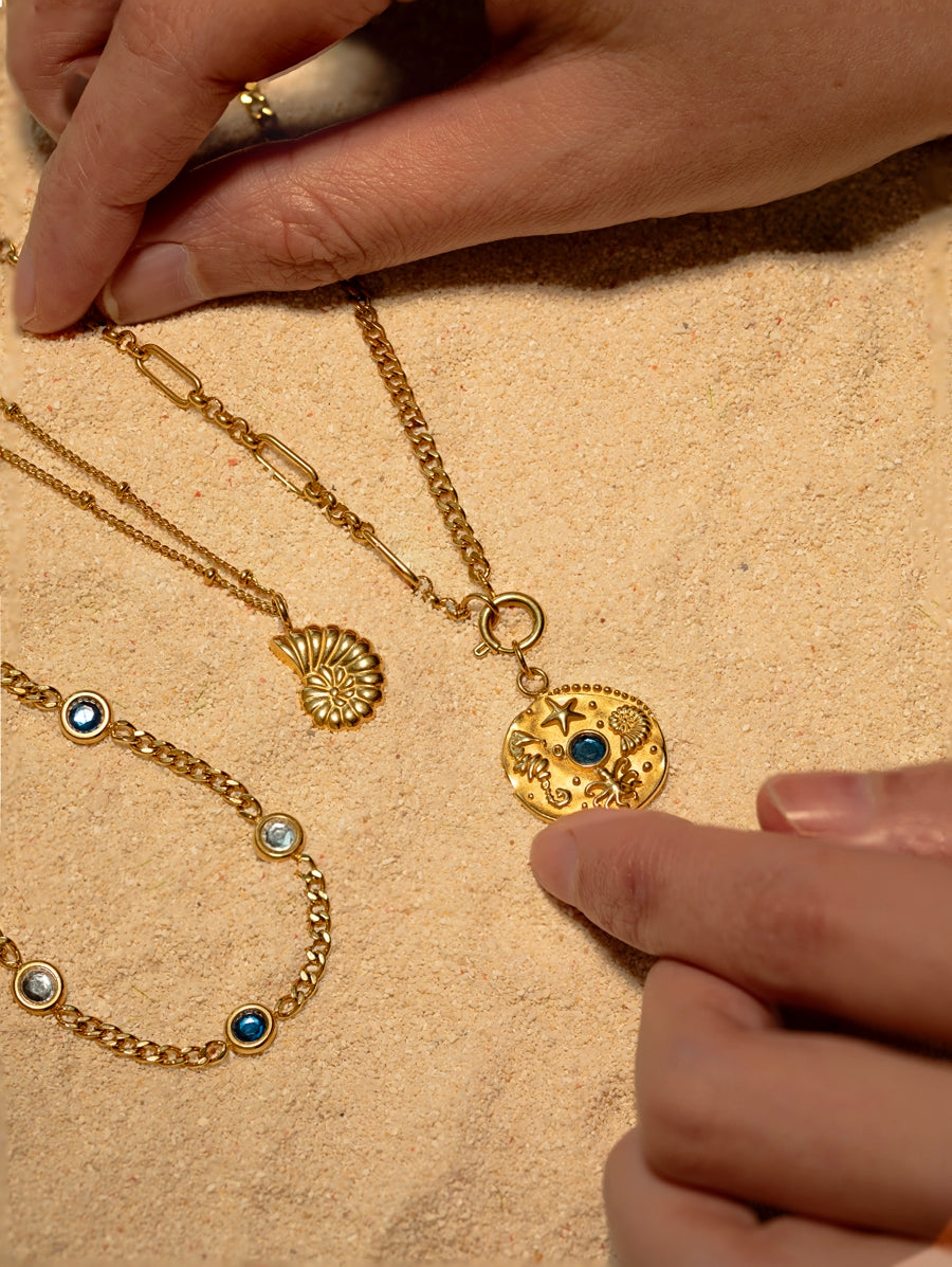 Moon Shell Kette
